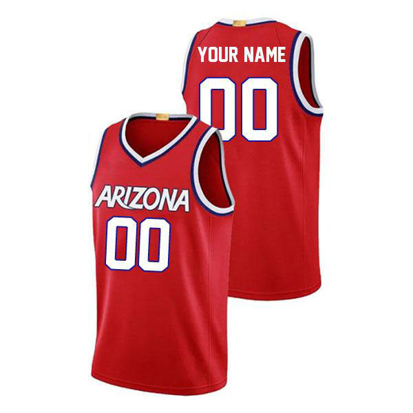 Basketball Custom Arizona Wildcats Jersey Stitched Name & Number Style10272301