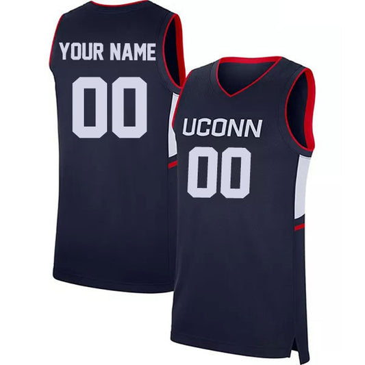 Basketball Custom Connecticut Huskies Jersey Stitched Name & Number Style11222303