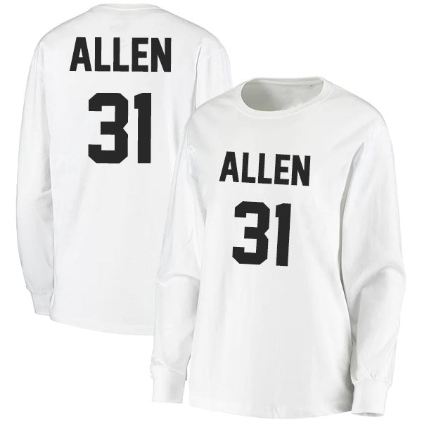 Jarrett Allen 31 Long Sleeve Tshirt Black/White Style08092791