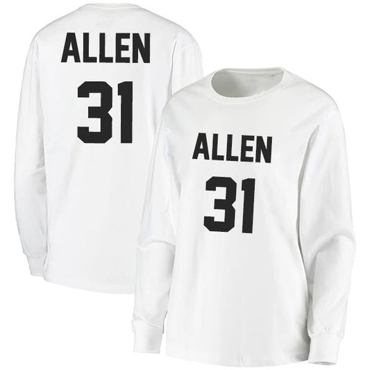 Jarrett Allen 31 Long Sleeve Tshirt Black/White Style08092791
