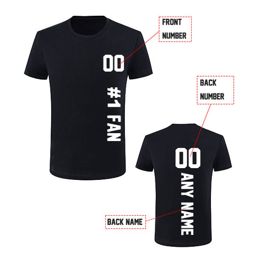 Custom "#1 Fan" Short Sleeve Tshirt Style18122102