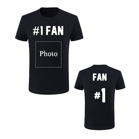 Custom "#1 Fan" Short Sleeve Tshirt Style18122105