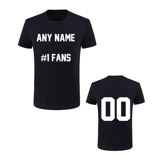 Custom "#1 Fan" Short Sleeve Tshirt Style18122103