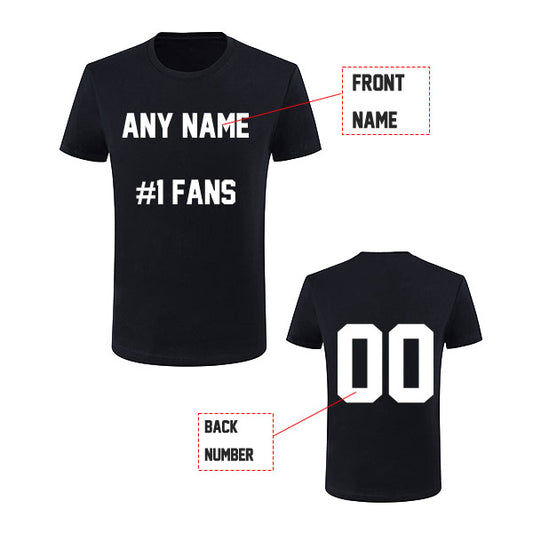Custom "#1 Fan" Short Sleeve Tshirt Style18122103