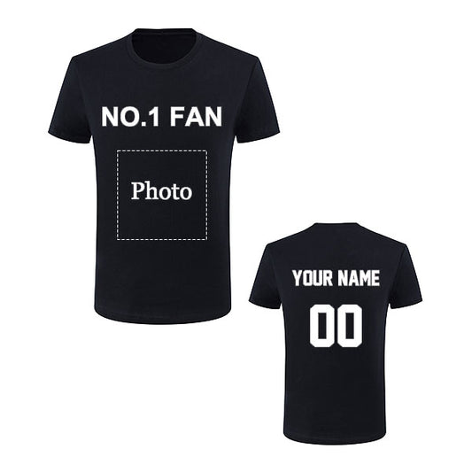 Custom "#1 Fan" Short Sleeve Tshirt Style18122104