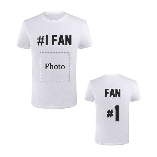 Custom "#1 Fan" Short Sleeve Tshirt Style18122105
