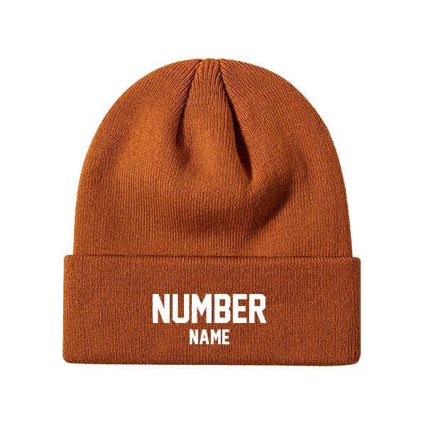 Customized Knit Hat - Caramel