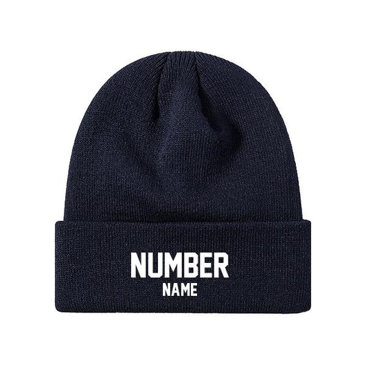Customized Knit Hat - Navy