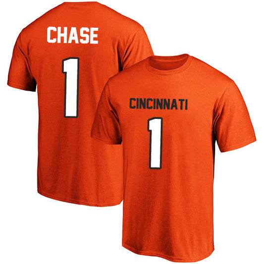 Cincinnati Chase 1 Short Sleeve Tshirt Orange/White/Black Style05092205