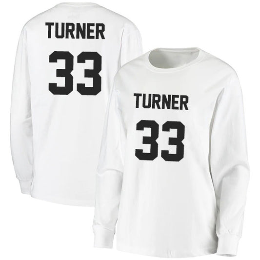 Myles Turner 33 Long Sleeve Tshirt Black/White Style08092781