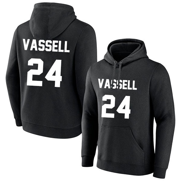 Devin Vassell 24 Pullover Hoodie Black Style08092579