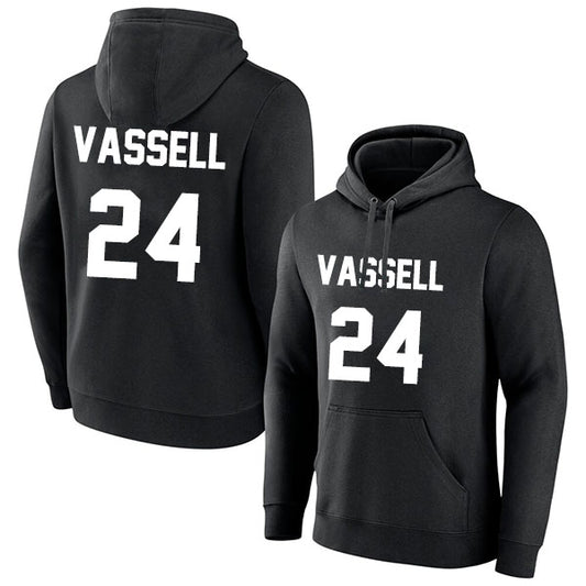 Devin Vassell 24 Pullover Hoodie Black Style08092579