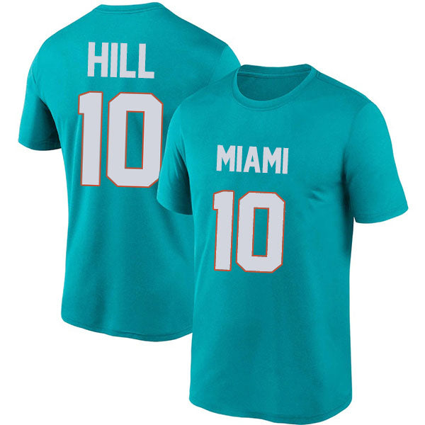Miami Hill 10 Short Sleeve Tshirt Aqua/White Style05092204