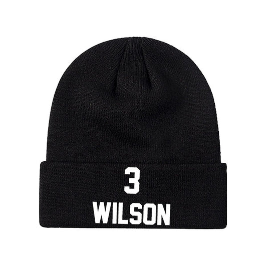 Denver Wilson 3 Knit Hat Black/Orange/Navy/White Style08092481