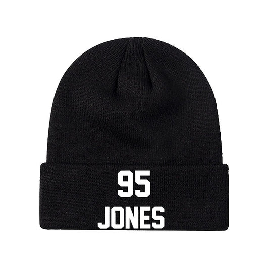 Kansas City Jones 95 Knit Hat Black/Red/White Style08092469