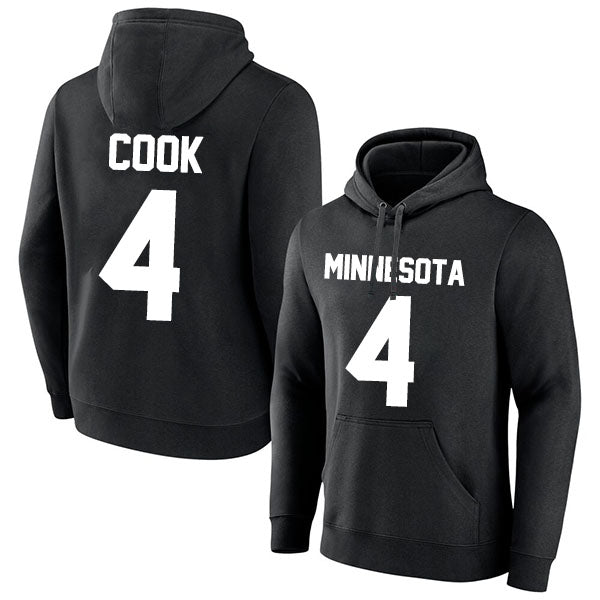 Minnesota Cook 4 Pullover Hoodie Black Style08092332
