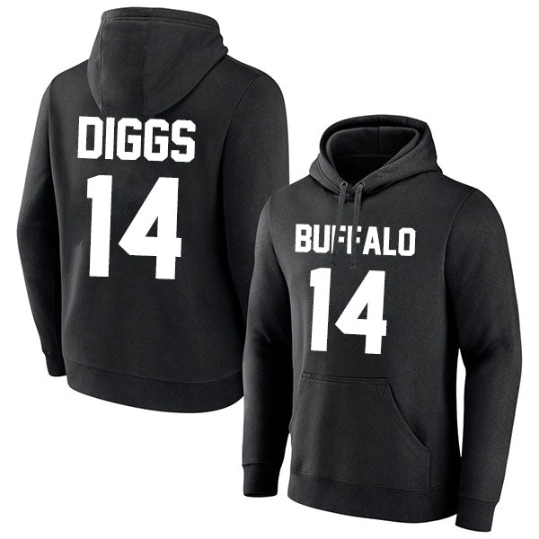 Buffalo Diggs 14 Pullover Hoodie Black Style08092326