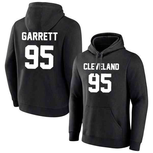 Cleveland Garrett 95 Pullover Hoodie Black Style08092297