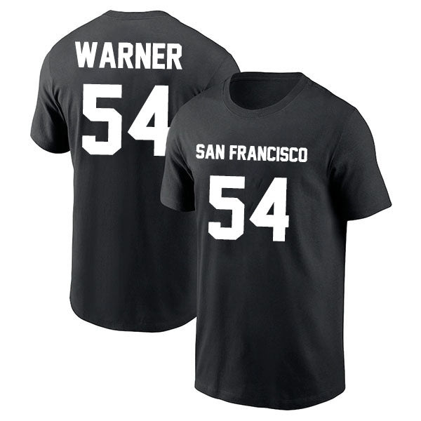 San Francisco Warner 54 Short Sleeve Tshirt Black/Gray/Red/White Style08092276