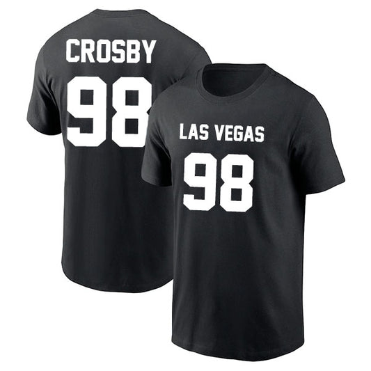 Las Vegas Crosby 98 Short Sleeve Tshirt Black/White Style08092271
