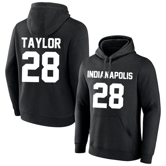 Indianapolis Taylor 28 Pullover Hoodie Black Style08092312