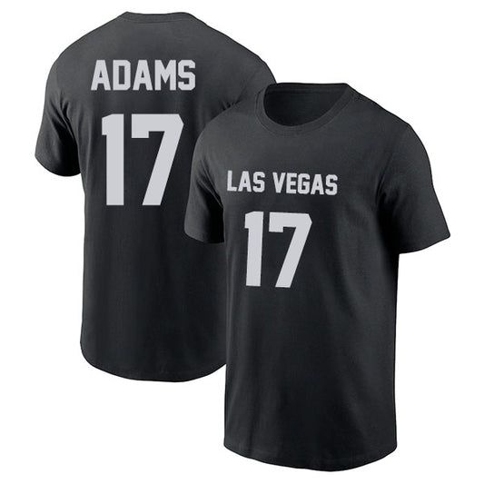 Las Vegas Adams 17 Short Sleeve Tshirt Black/White Style03092204