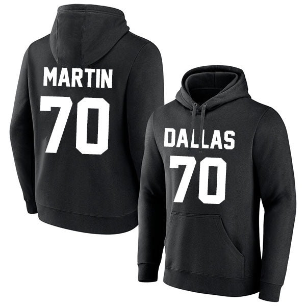 Dallas Martin 70 Pullover Hoodie Black Style08092304