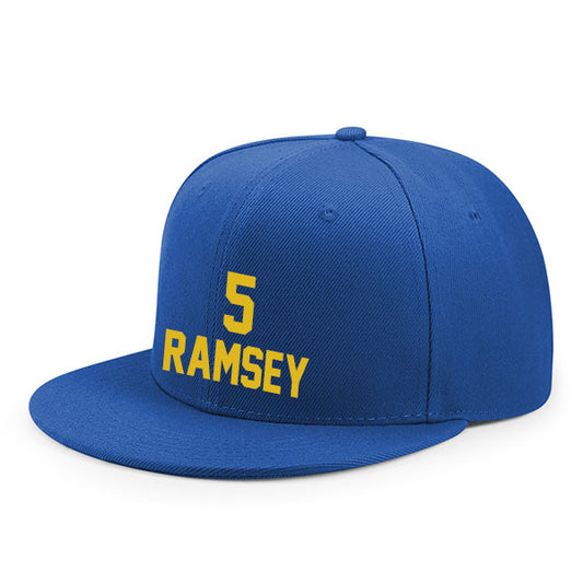 Los Angeles Ramsey 5 Flat Adjustable Baseball Cap Black/Blue/Gray/White Style08092351