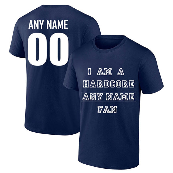 Customized Short Sleeve Tshirt - Navy Style07082201