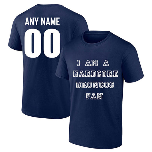 Customized Short Sleeve Tshirt - Navy Style07082201