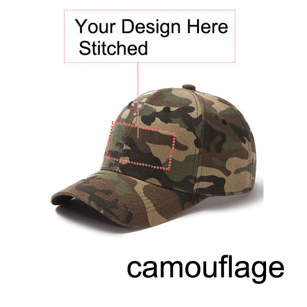 Customized Stitched Curved Adjustable Baseball Cap