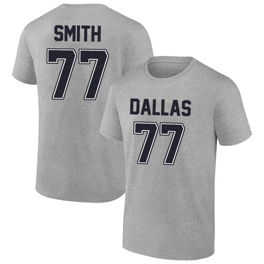 Dallas Smith 77 Short Sleeve Tshirt Gray/Navy/White Style08092284