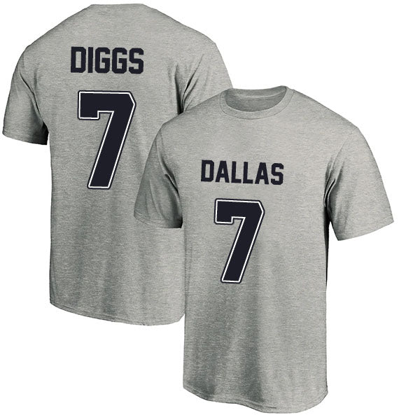 Dallas Diggs 7 Short Sleeve Tshirt Navy/White/Grey Style03092214