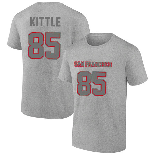 San Francisco Kittle 85 Short Sleeve Tshirt Red/White/Black/Grey Style05092202