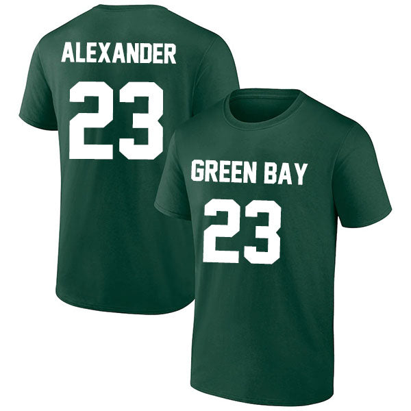 Green Bay Alexander 23 Short Sleeve Tshirt Green/White Style08092263