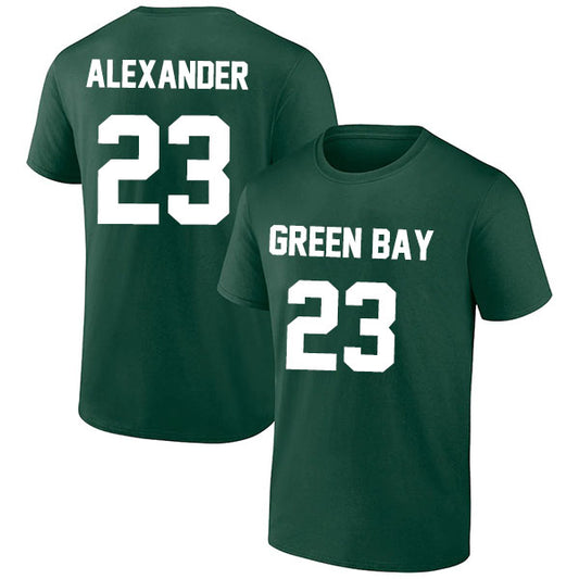 Green Bay Alexander 23 Short Sleeve Tshirt Green/White Style08092263