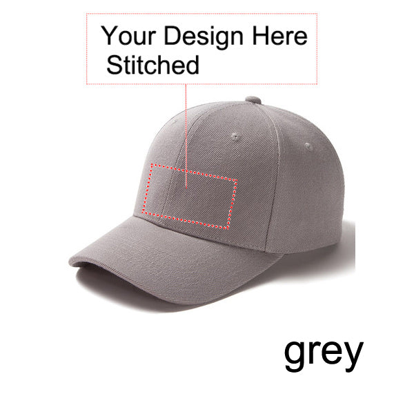 Customized Stitched Curved Adjustable Baseball Cap