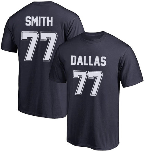 Dallas Smith 77 Short Sleeve Tshirt Gray/Navy/White Style08092284