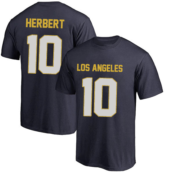 Los Angeles Herbert 10 Short Sleeve Tshirt Royal/White/Blue/Navy Style05092207