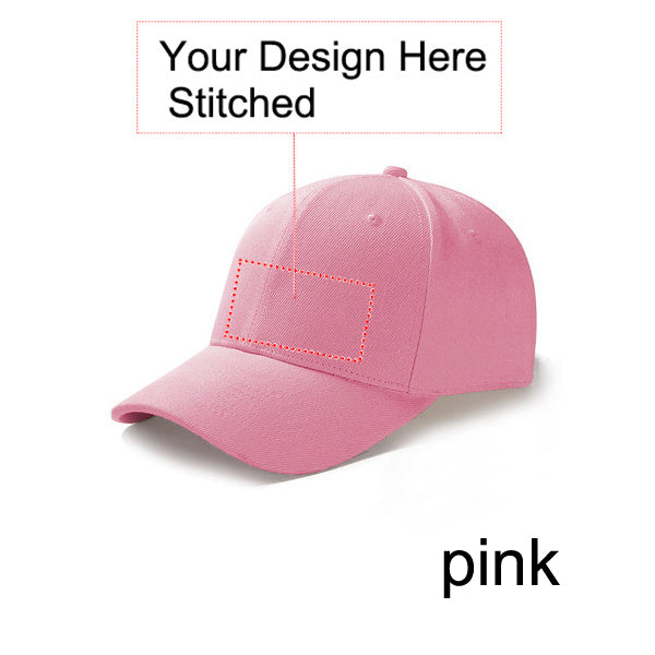 Customized Stitched Curved Adjustable Baseball Cap