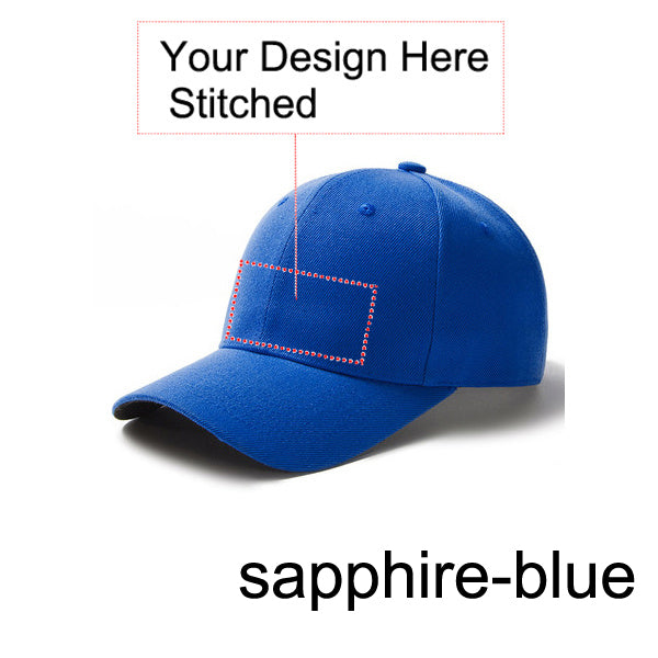 Customized Stitched Curved Adjustable Baseball Cap