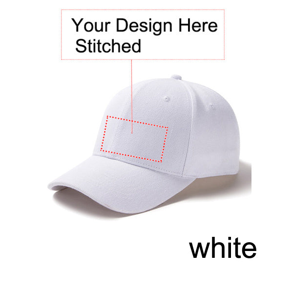 Customized Stitched Curved Adjustable Baseball Cap