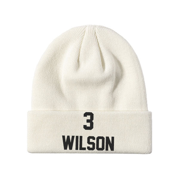 Denver Wilson 3 Knit Hat Black/Orange/Navy/White Style08092481