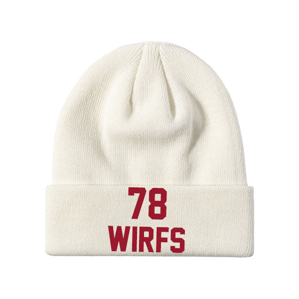 Tampa Bay Wirfs 78 Knit Hat- Black/Red/Gray/White Style08092463