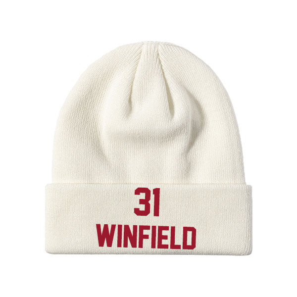Tampa Bay Winfield 31 Knit Hat Black/Red/Gray/White Style08092495