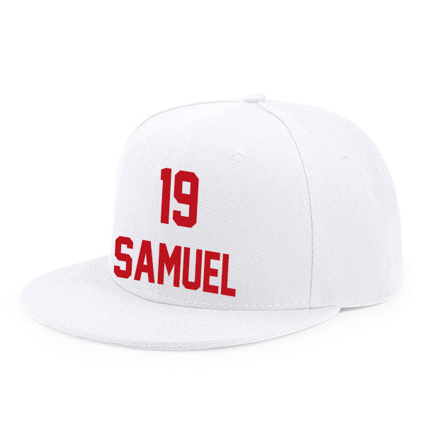 San Francisco Samuel 19 Flat Adjustable Baseball Cap Black/Red/Gray/White Style08092424