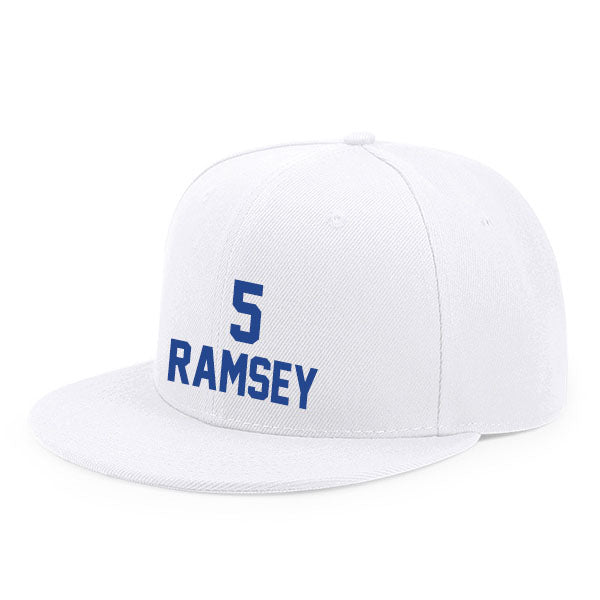 Los Angeles Ramsey 5 Flat Adjustable Baseball Cap Black/Blue/Gray/White Style08092351