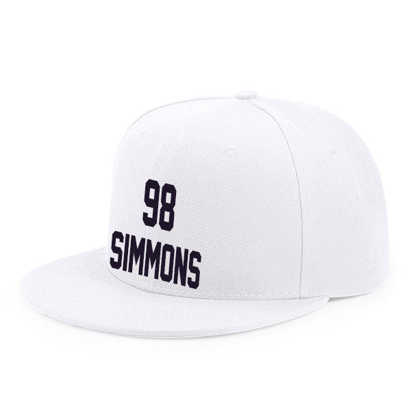 Tennessee Simmons 98 Flat Adjustable Baseball Cap Black/Blue/Navy/White Style08092429