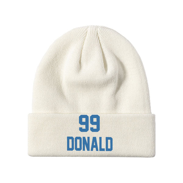 Los Angeles Donald 99 Knit Hat Black/Gray/Blue/White Style08092371