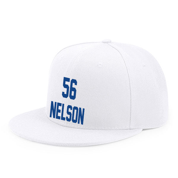 Indianapolis Nelson 56 Flat Adjustable Baseball Cap Black/Blue/White Style08092435